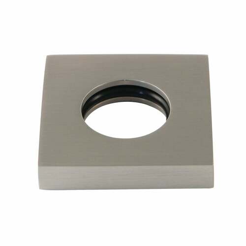 Kingston Brass KSHF6128 Brushed Nickel Brass Square Handle Flange