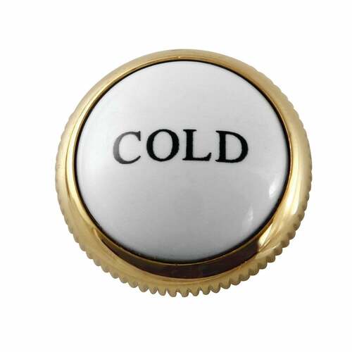 Kingston Brass KSHI1162AXC Polished Brass Cold Handle Index Button