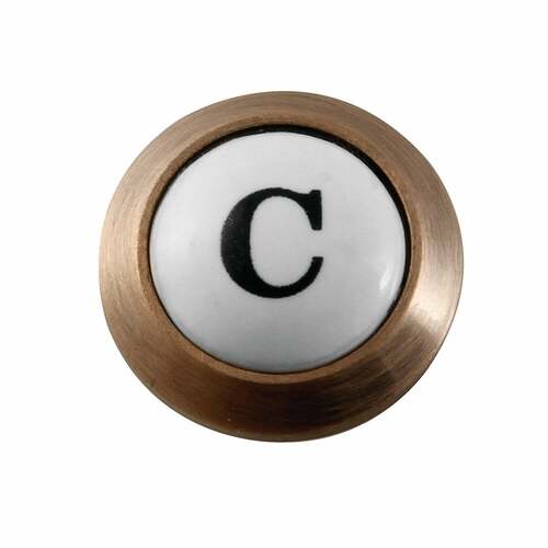 Kingston Brass KSHI116PXACC Antique Copper Cold Handle Index Button