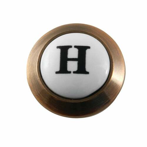 Kingston Brass KSHI116PXACH Antique Copper Hot Handle Index Button