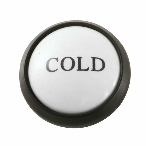 Kingston Brass KSHI2960ZXC Matte Black Cold Handle Index Button