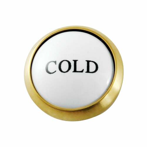 Kingston Brass KSHI2967ZXC Brushed Brass Cold Handle Index Button