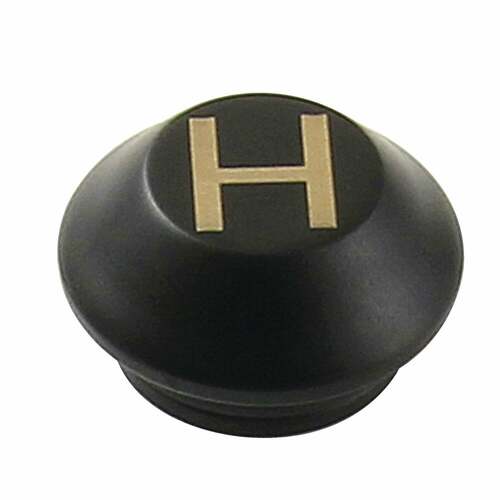 Kingston Brass KSHI313MBH Matte Black Hot Handle Index Button
