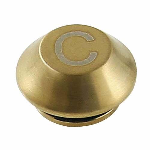 Kingston Brass KSHI313SBC Brushed Brass Cold Handle Index Button