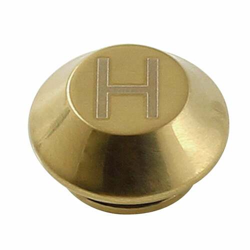 Kingston Brass KSHI313SBH Brushed Brass Hot Handle Index Button