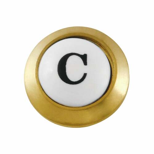 Kingston Brass KSHI3607AXC Brushed Brass Cold Handle Index Button