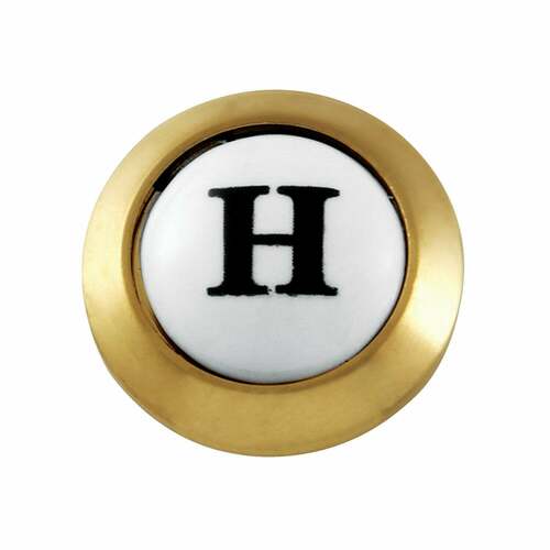 Kingston Brass KSHI3607AXH Brushed Brass Hot Handle Index Button