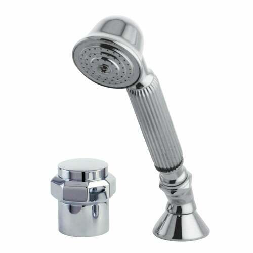 Kingston Brass KSK2241ARTR Deck Mount Hand Shower with Diverter for Roman Tub, Polished Chrome