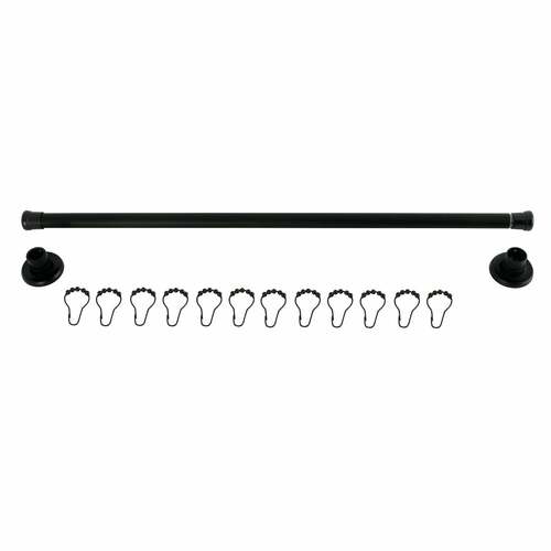 Kingston Brass KSR360 Edenscape Adjustable Shower Curtain Rod 36