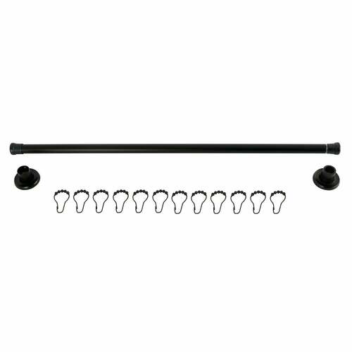 Kingston Brass KSR365 Edenscape Adjustable Shower Curtain Rod 36