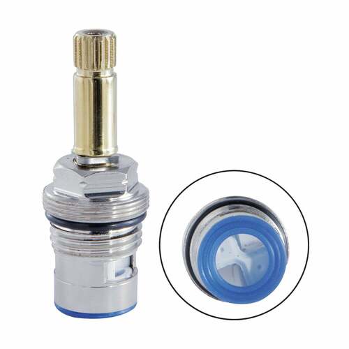 Kingston Brass KSRP1292CC Polished Brass Cold Ceramic Disc Cartridge (1 Piece)
