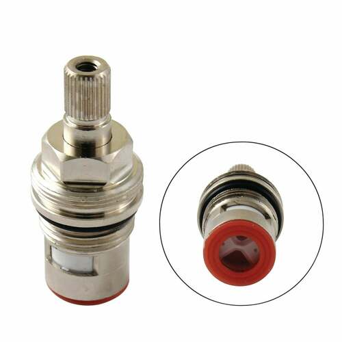 Kingston Brass KSRPLC4100HC Hot Ceramic Disc Cartridge, Polished Chrome (1 Piece)