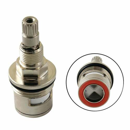 Kingston Brass KSRPT3008HC Brushed Nickel Hot Ceramic Disc Cartridge (1 Piece)