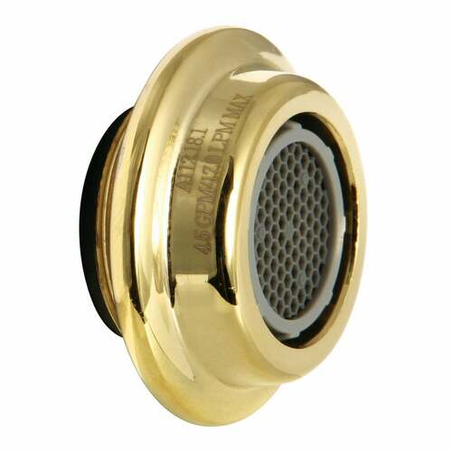 Kingston Brass KSSA2102 Cal Green 4.5 GPM Male Aerator in Polished Brass