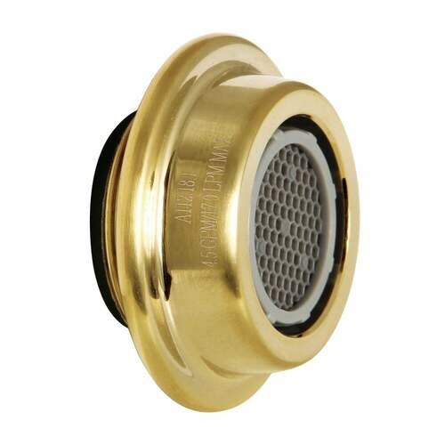 Kingston Brass KSSA2107 Cal Green 4.5 GPM Male Aerator - Brushed Brass