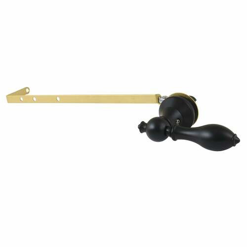 Kingston Brass KTACLD0 American Classic Matte Black Universal Toilet Tank Lever, Front/Side Mount