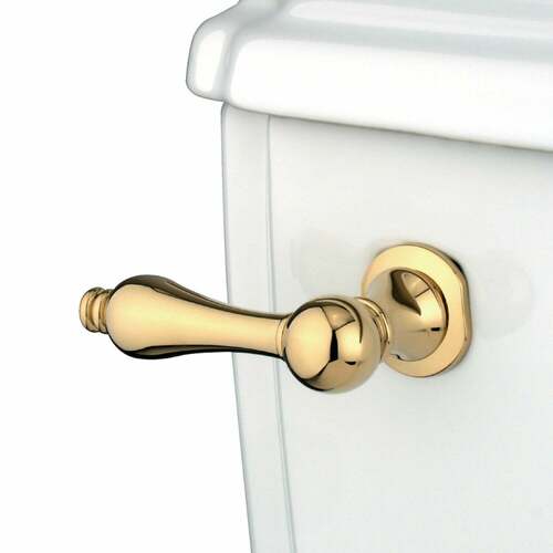 Kingston Brass KTAL2 Victorian Front Mount Toilet Tank Lever, Polished Brass, Left/Right