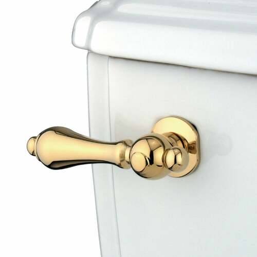 Kingston Brass KTAL32 Restoration Polished Brass Front Mount Toilet Tank Lever, Left/Right