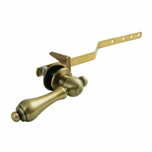 Kingston Brass KTAL33 Restoration Antique Brass Front Mount Toilet Tank Lever, Left/Right Install