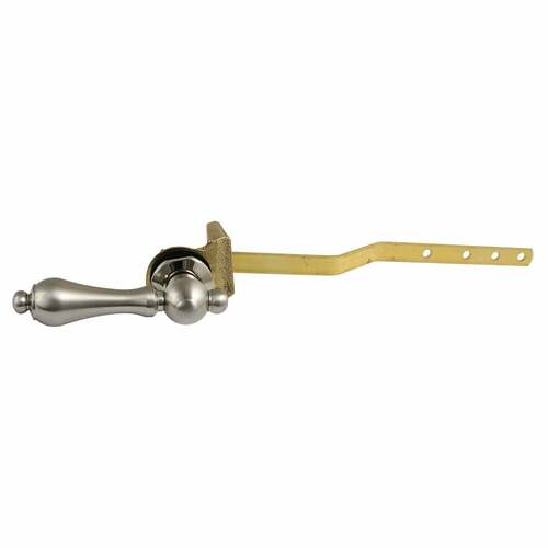 Kingston Brass KTAL38 Restoration Brushed Nickel Front Mount Toilet Tank Lever, Left/Right