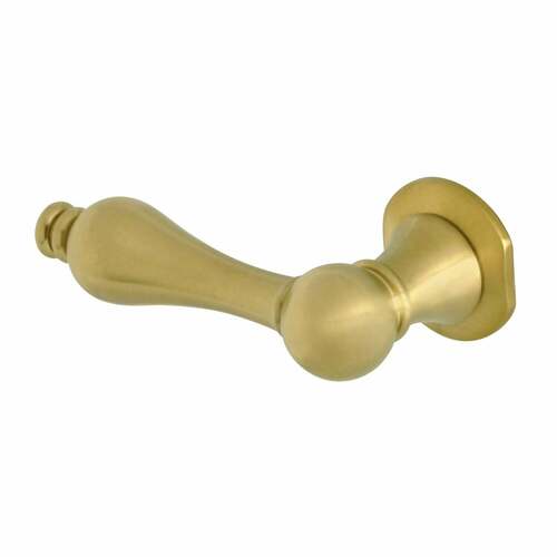 Kingston Brass KTAL7 Victorian Front Mount Toilet Tank Lever, Brushed Brass, Left/Right Install