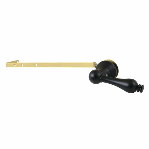 Kingston Brass KTALD0 Victorian Matte Black Universal Toilet Tank Lever, Front/Side Mount