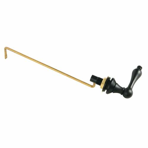 Kingston Brass KTALS0 Victorian Matte Black Side Mount Toilet Tank Lever, Left/Right Install