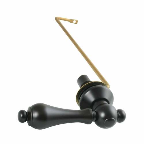 Kingston Brass KTALS30 Restoration Matte Black Side Mount Toilet Tank Lever, Left/Right Install