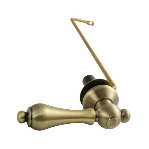 Kingston Brass KTALS33 Restoration Side Mount Toilet Tank Lever, Antique Brass, Left/Right Install