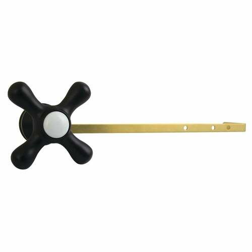 Kingston Brass KTAXD0 Victorian Matte Black Universal Toilet Tank Lever, Front/Side Mount