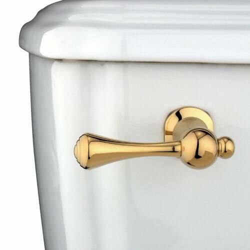 Kingston Brass KTBL2 Buckingham Polished Brass Front Mount Toilet Tank Lever, Left/Right
