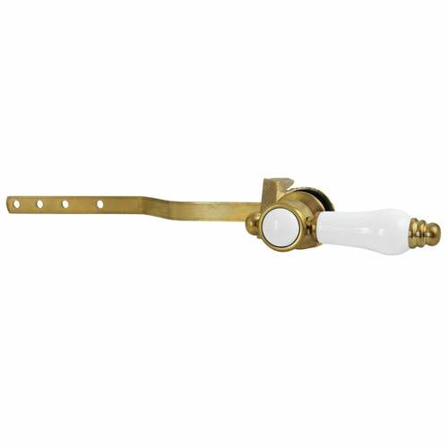 Kingston Brass KTBPL7 Bel Air Brushed Brass Front Mount Toilet Tank Lever