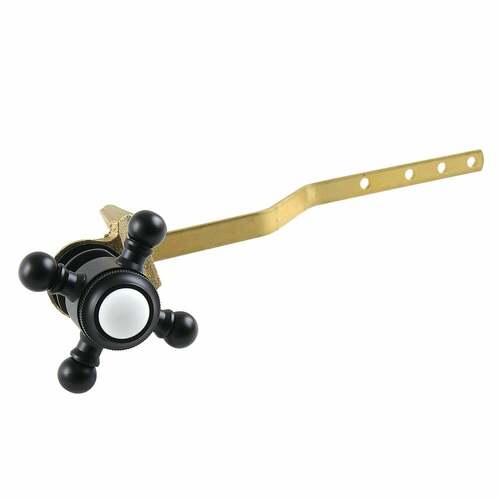 Kingston Brass KTBX0 Buckingham Matte Black Front Mount Toilet Tank Lever, Left/Right Install