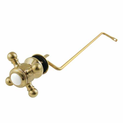 Kingston Brass KTBXS7 Buckingham Side Mount Toilet Tank Lever, Brushed Brass, Left/Right
