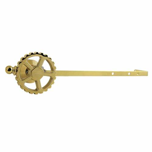 Kingston Brass KTCGD7 Fuller Universal Toilet Tank Lever, Brushed Brass, Front/Side Mount