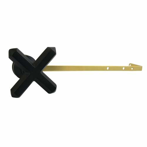 Kingston Brass KTCHXD0 French Country Matte Black Universal Toilet Tank Lever, Front/Side Mount