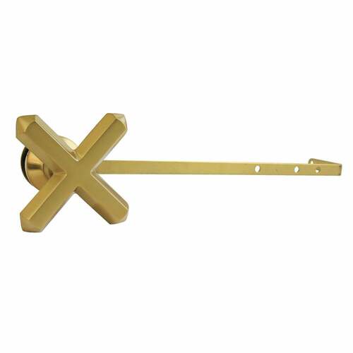 Kingston Brass KTCHXD7 French Country Brushed Brass Universal Toilet Tank Lever, Front/Side Mount