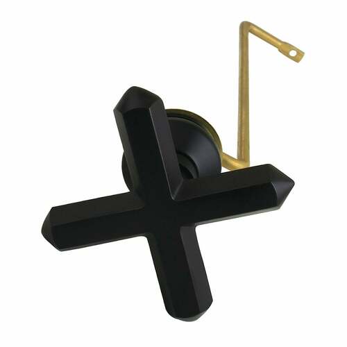 Kingston Brass KTCHXS0 Matte Black French Country Side Mount Toilet Tank Lever
