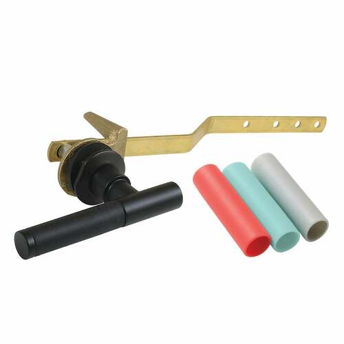 Kingston Brass KTCKL0 Kaiser Matte Black Front Mount Toilet Tank Lever