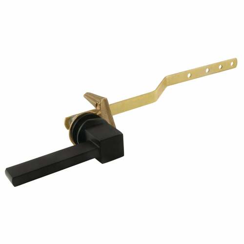 Kingston Brass KTCL10 Claremont Matte Black Front Mount Toilet Tank Lever, Left/Right Install