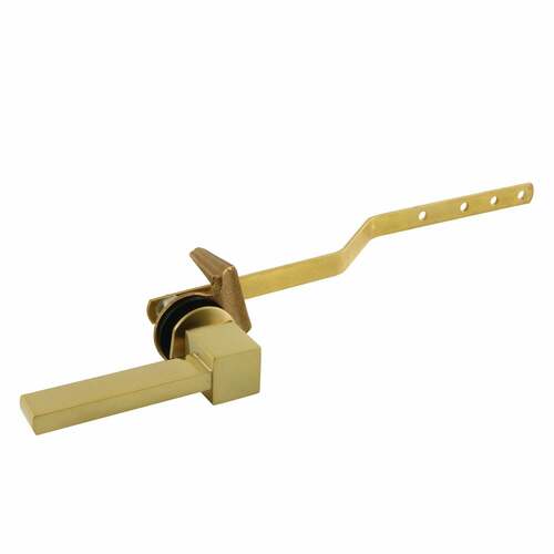 Kingston Brass KTCL17 Claremont Front Mount Toilet Tank Lever, Brushed Brass, Left/Right Install