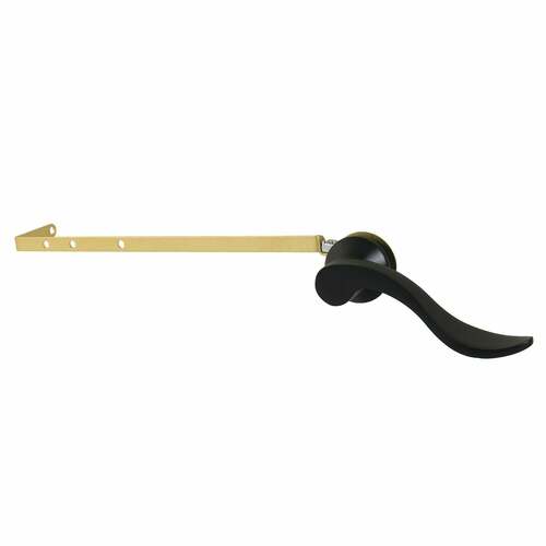 Kingston Brass KTDFLD0 NuWave Matte Black Universal Toilet Tank Lever, Front/Side Mount