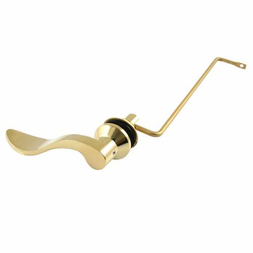 Kingston Brass KTDFLS2 NuWave Polished Brass Side Mount Toilet Tank Lever, Left/Right Install