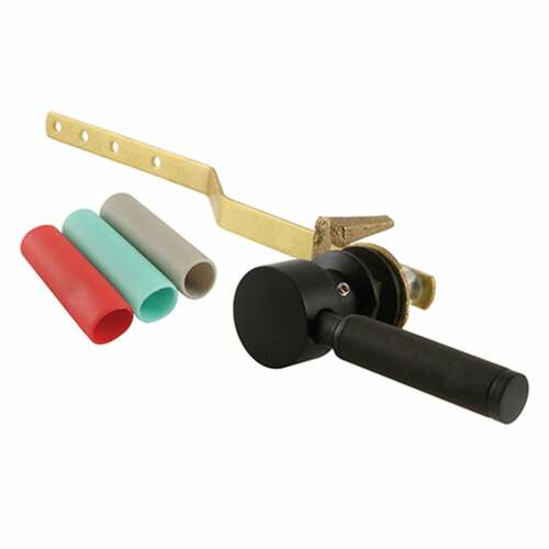 Kingston Brass KTDKL0 Kaiser Matte Black Front Mount Toilet Tank Lever, Left/Right Install