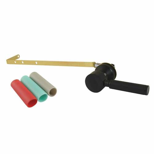 Kingston Brass KTDKLD0 Kaiser Matte Black Universal Toilet Tank Lever, Front/Side Mount