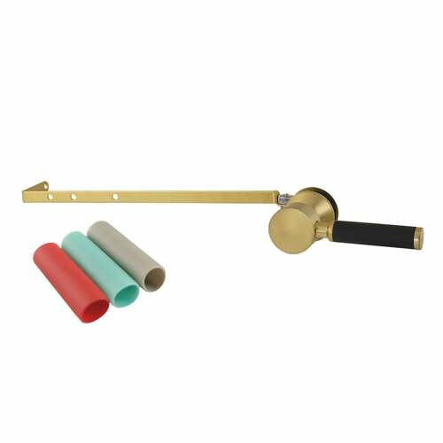 Kingston Brass KTDKLD7 Kaiser Universal Brushed Brass Toilet Tank Lever, Front/Side Mount