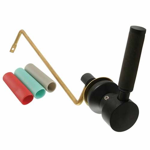 Kingston Brass KTDKLS0 Kaiser Matte Black Side Mount Toilet Tank Lever, Left/Right Install