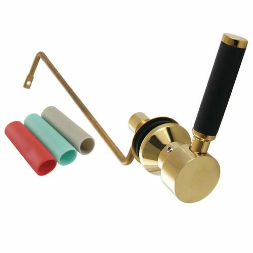 Kingston Brass KTDKLS2 Kaiser Polished Brass Side Mount Toilet Tank Lever, Left/Right Install