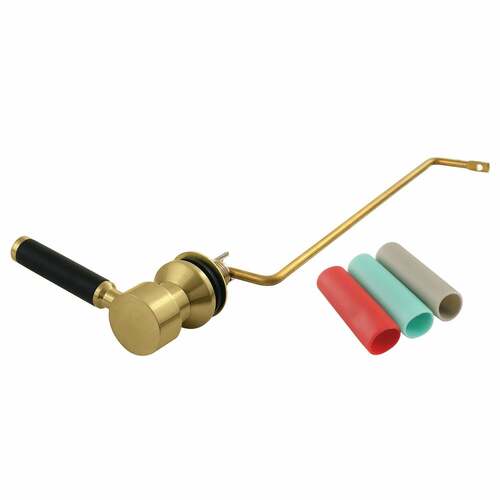Kingston Brass KTDKLS7 Kaiser Brushed Brass Side Mount Toilet Tank Lever, Left/Right Install