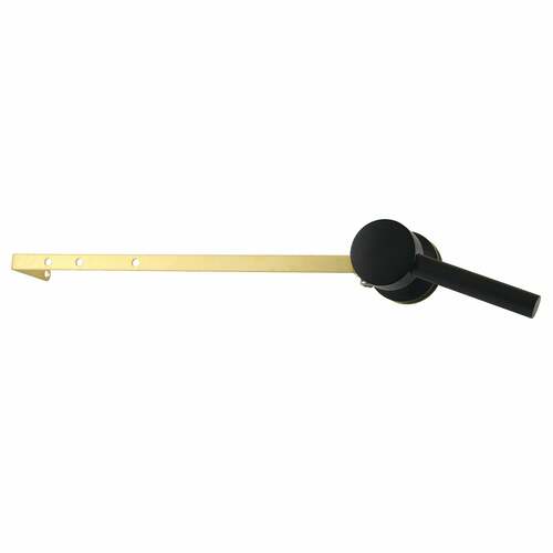 Kingston Brass KTDLD0 Concord Universal Toilet Tank Lever, Front/Side Mount, Matte Black